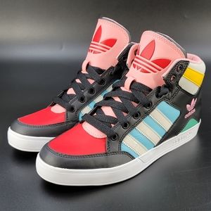 Adidas Hard Court High J Black Aqua Shoe FV7292